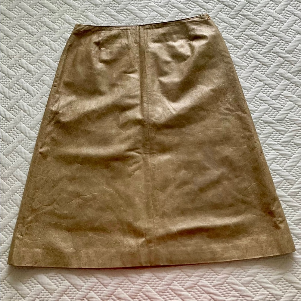 Vintage Chanel gold skirt